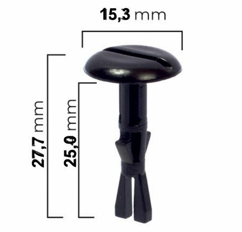 15x clips front - clips, stoßstange