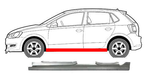 Für volkswagen polo 2009 - für,